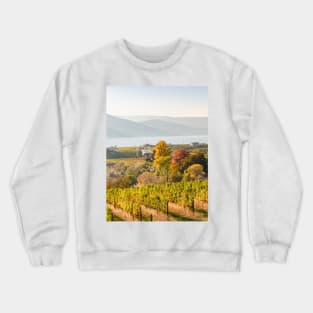 Okanagan Valley Vineyards in October Crewneck Sweatshirt